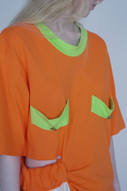 【SS27受注】Chanel Girl Dress / Orange / JFSS27D021
