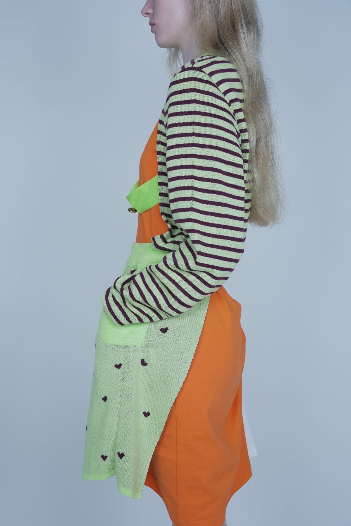 【SS27受注】Apron Knit / Lime / JFSS27K01