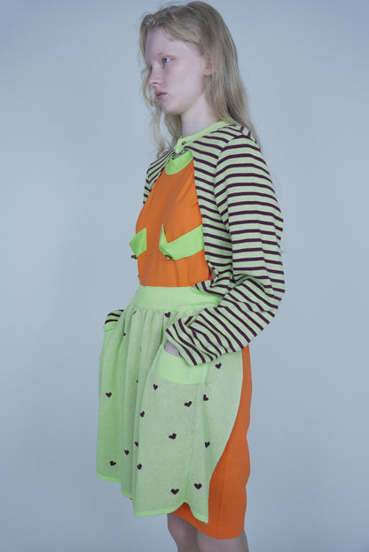 【SS27受注】Apron Knit / Lime / JFSS27K01