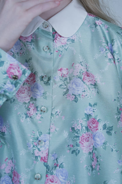 【SS27受注】Julianne Blouse / Green Tea / JFSS27B01