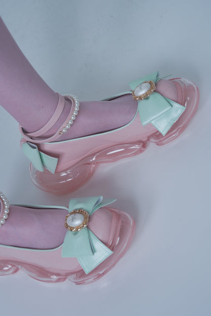 【SS27受注】Ribbon Bow Mirage / Peach / JFAPSS27SH01