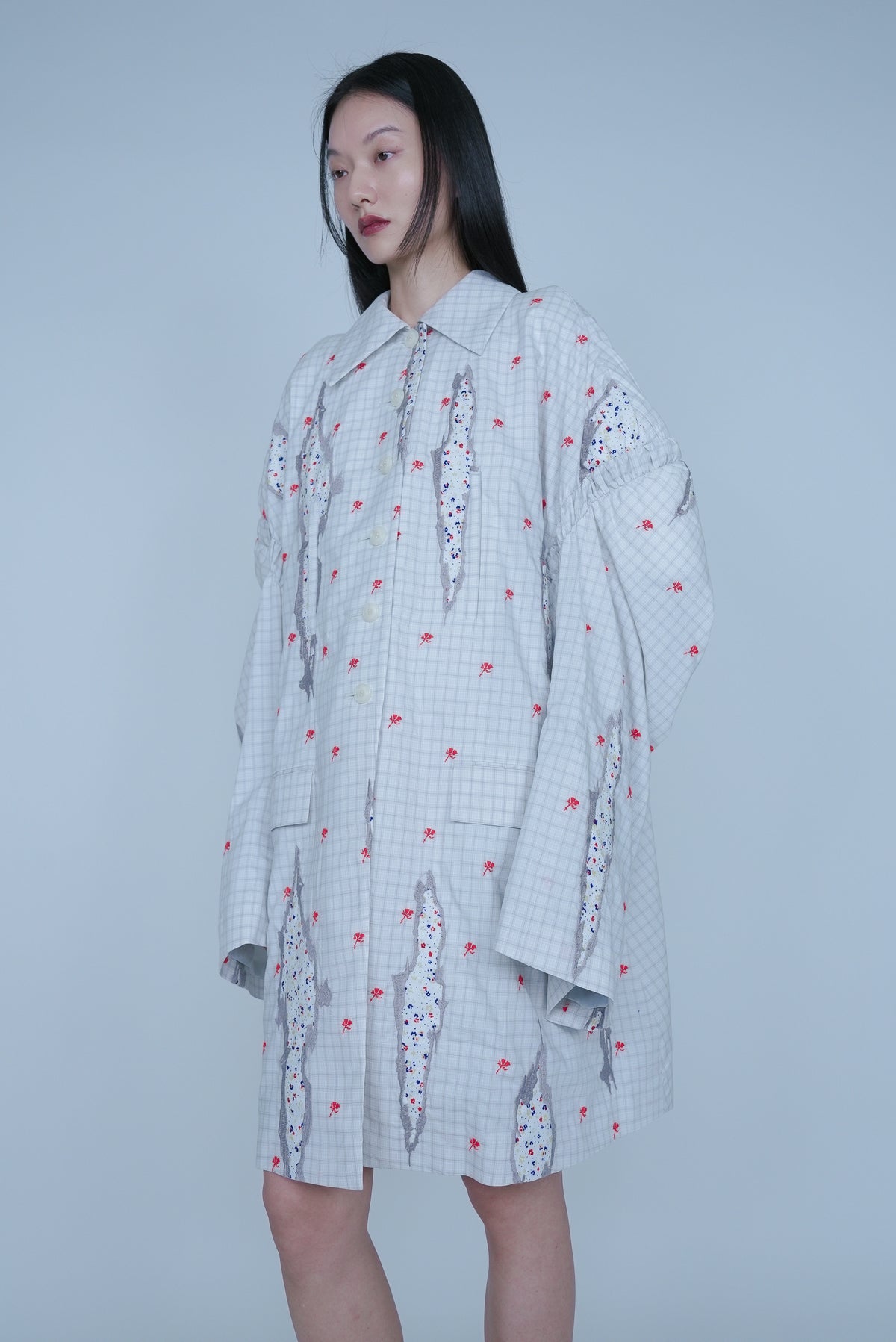 [SS27 Order] Double Puff Sleeve Coat / Beige / MSS27C031