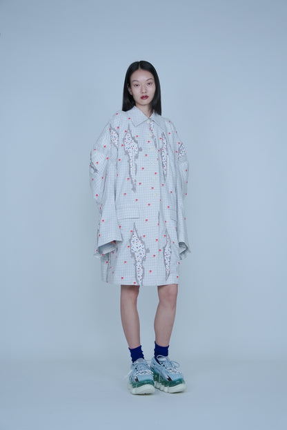 [SS27 Order] Double Puff Sleeve Coat / Beige / MSS27C031