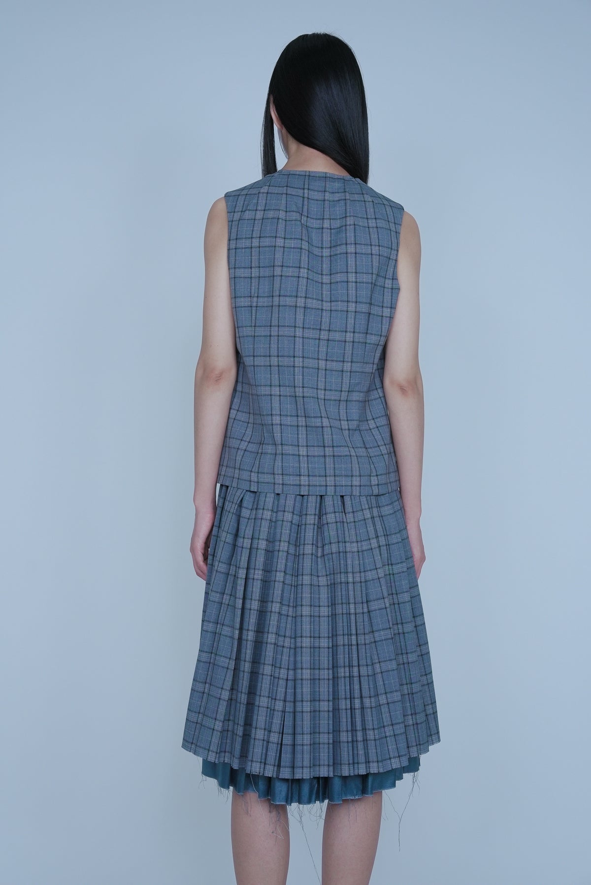 [SS27 Order] Shawl Collar Vest / Gray / MSS27B07