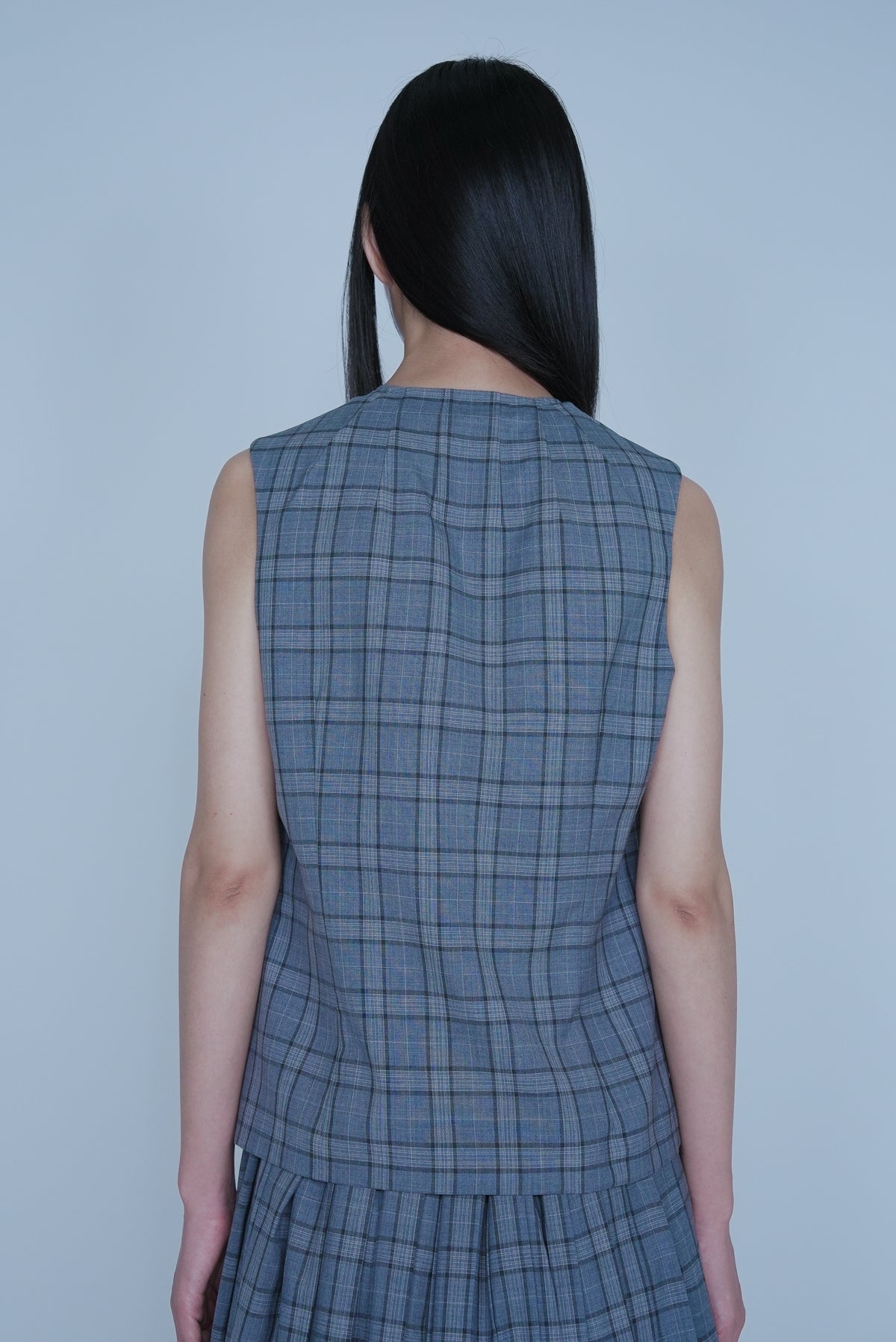 [SS27 Order] Shawl Collar Vest / Gray / MSS27B07