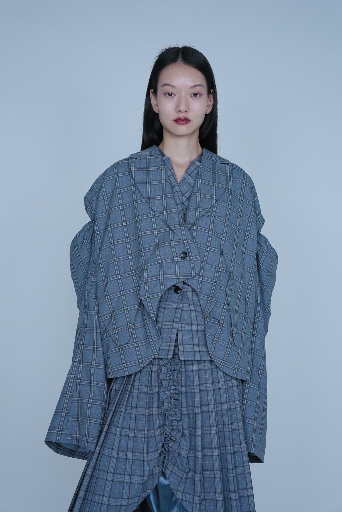 【SS27受注】Nami Collar Jacket / Gray / MSS27JK03
