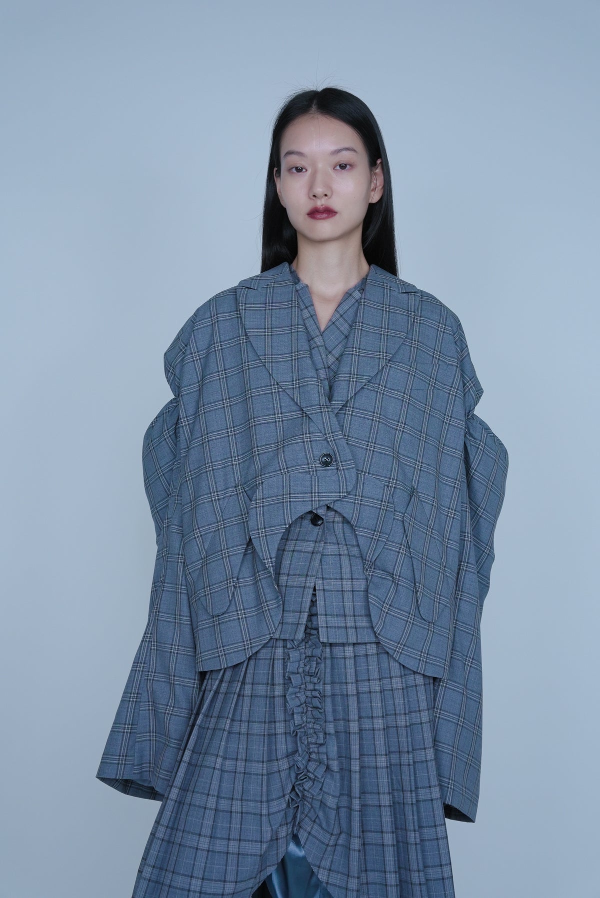 【SS27受注】Nami Collar Jacket / Gray / MSS27JK03