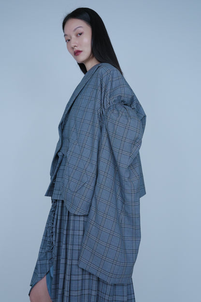 【SS27受注】Nami Collar Jacket / Gray / MSS27JK03