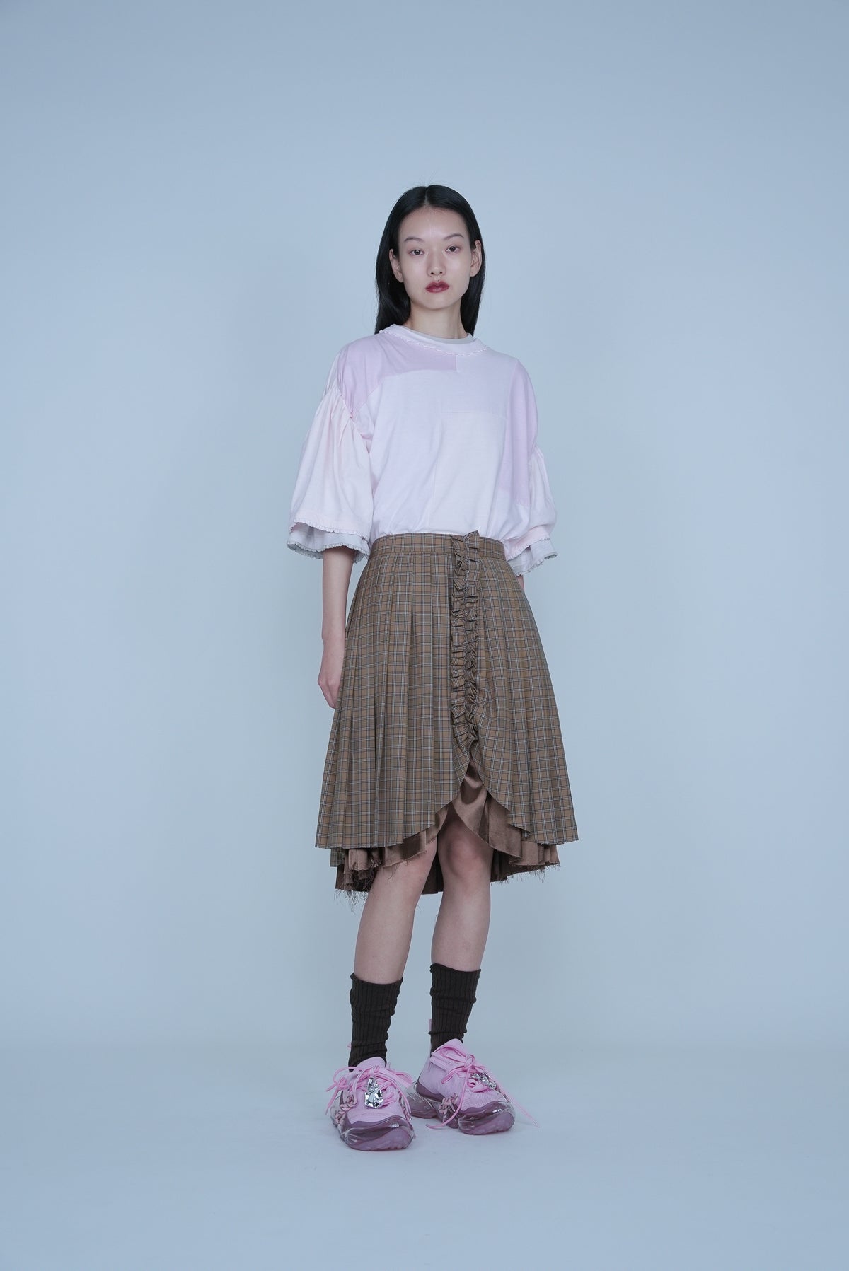 [SS27 Order] Puzzle Panel T-Shirt / Pink / MSS27T01