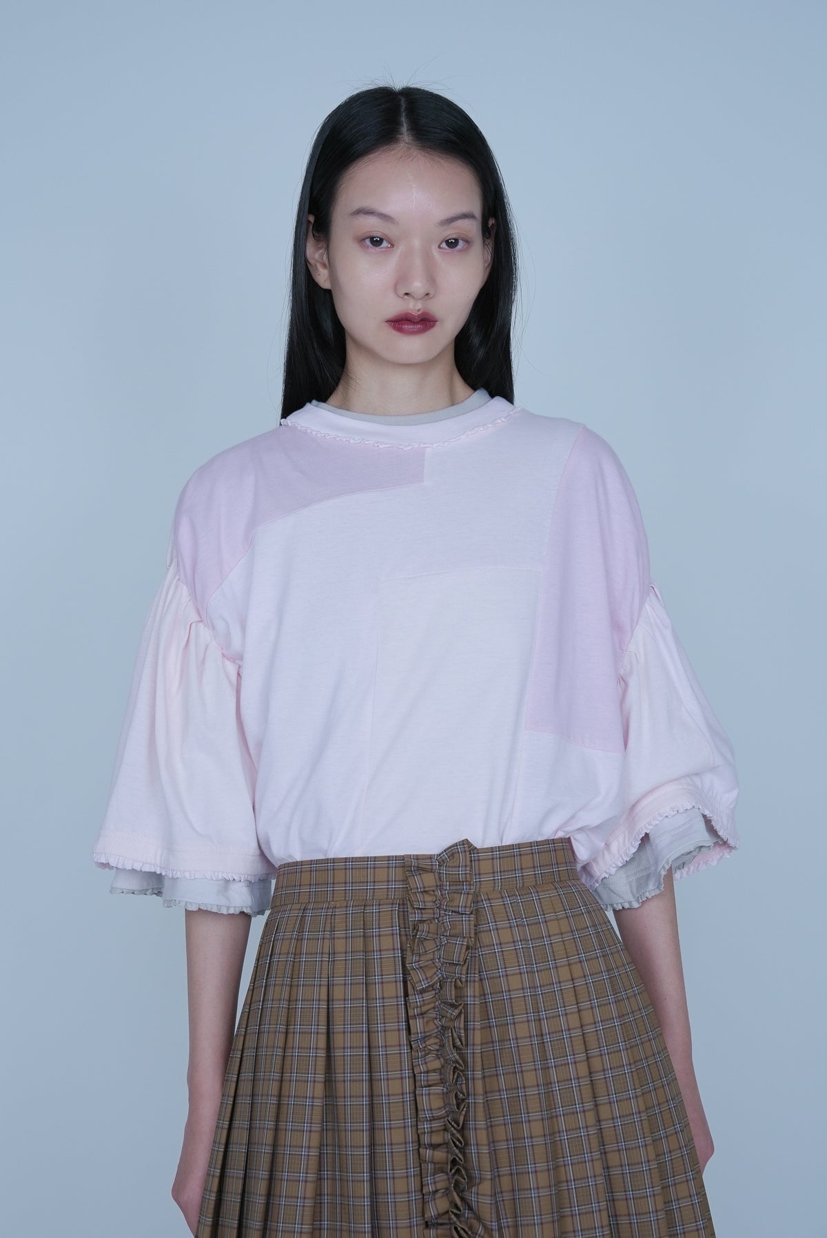 [SS27 Order] Puzzle Panel T-Shirt / Pink / MSS27T01