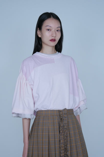 [SS27 Order] Puzzle Panel T-Shirt / Pink / MSS27T01