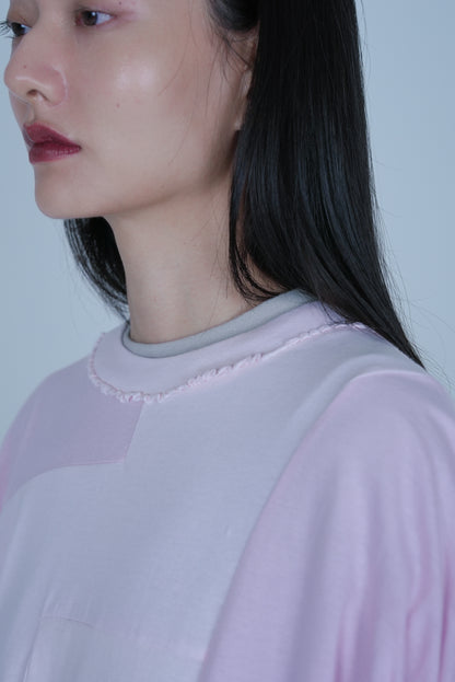 [SS27 Order] Puzzle Panel T-Shirt / Pink / MSS27T01