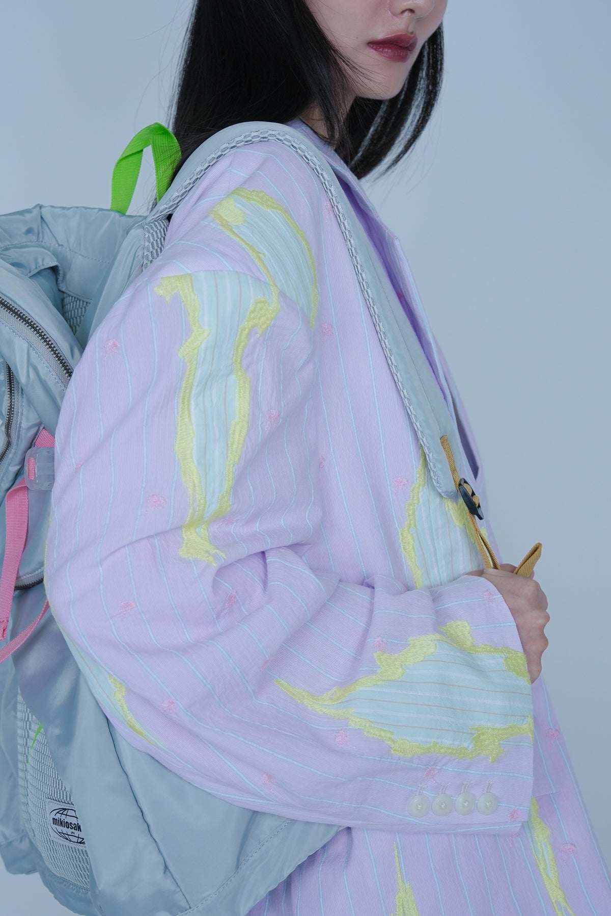 [SS27 Order] High Back Slit Tailor / Purple / MSS27JK041