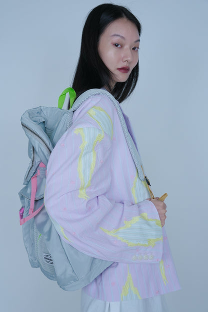 [SS27 Order] High Back Slit Tailor / Purple / MSS27JK041