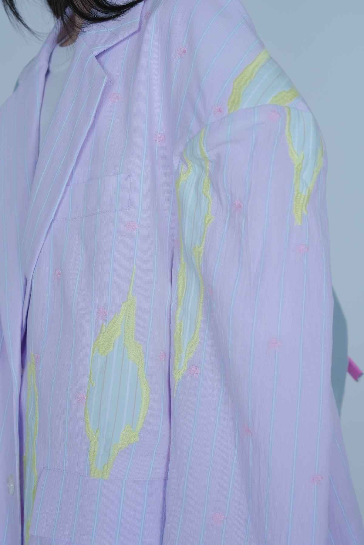 [SS27 Order] High Back Slit Tailor / Purple / MSS27JK041