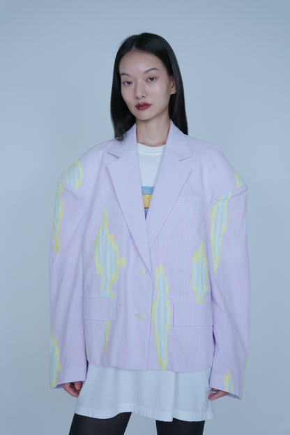 [SS27 Order] High Back Slit Tailor / Purple / MSS27JK041
