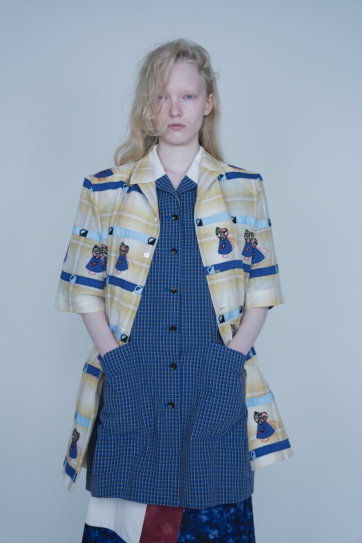【SS27受注】Small Town Girl Dress / Blue / JFSS27D05