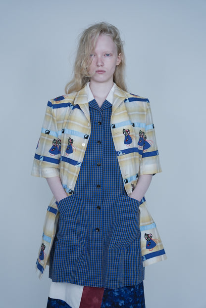 【SS27受注】Small Town Girl Dress / Blue / JFSS27D05