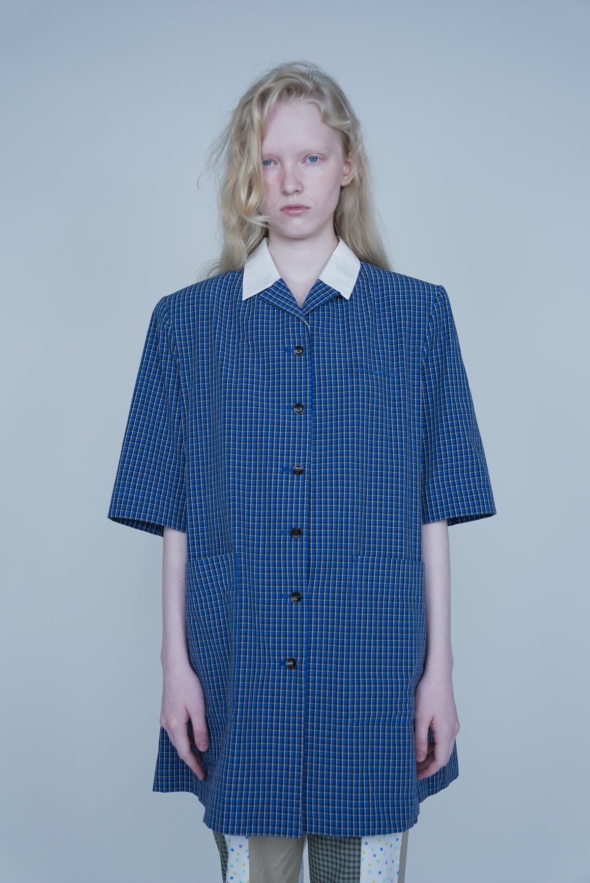 【SS27受注】Small Town Girl Dress / Blue / JFSS27D05