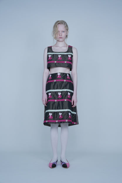 【SS27受注】Little Girl Skirt / Brown / JFSS27S02