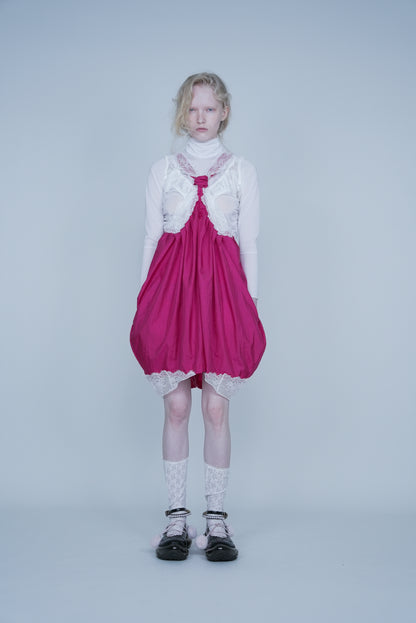 【SS27受注】Kids Jumpsuite / Magenta / JFSS27JUMP011