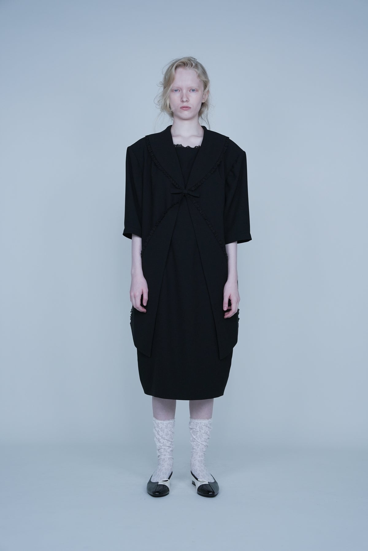[SS27 Pre-order] Wind Dress / Black / JFSS27D03