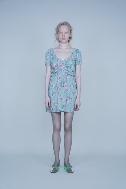 【SS27受注】Nickers Dress / Green Tea / JFSS27D041