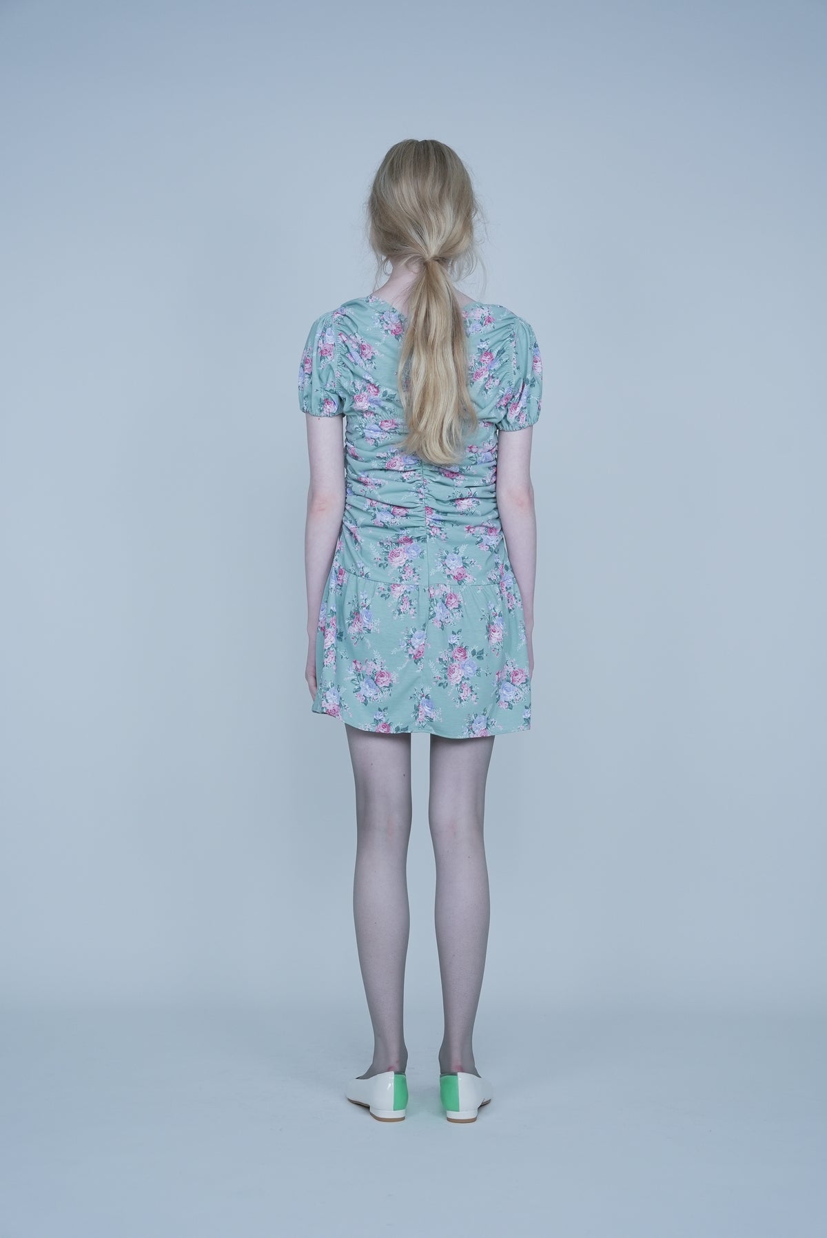 【SS27受注】Nickers Dress / Green Tea / JFSS27D041