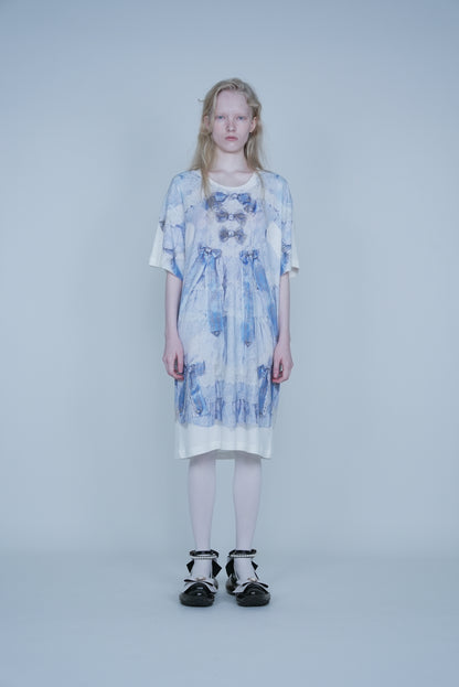 【SS27受注】Tanzanite Dress Print / Navy / JFAPSS27T01