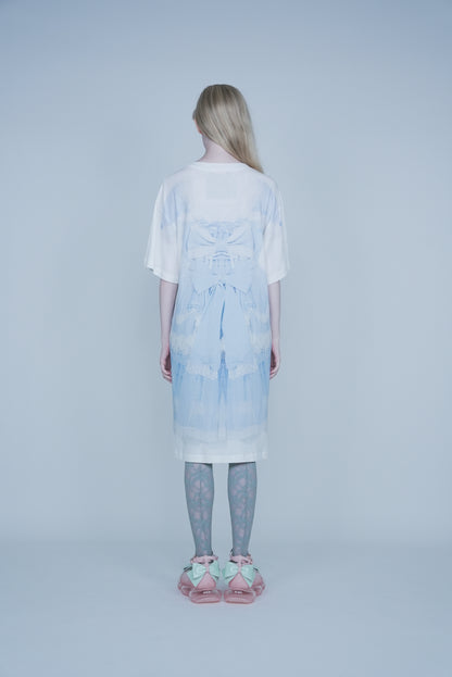【SS27受注】Millefeuille Cream Dress Print / Baby Blue / JFAPSS27T01