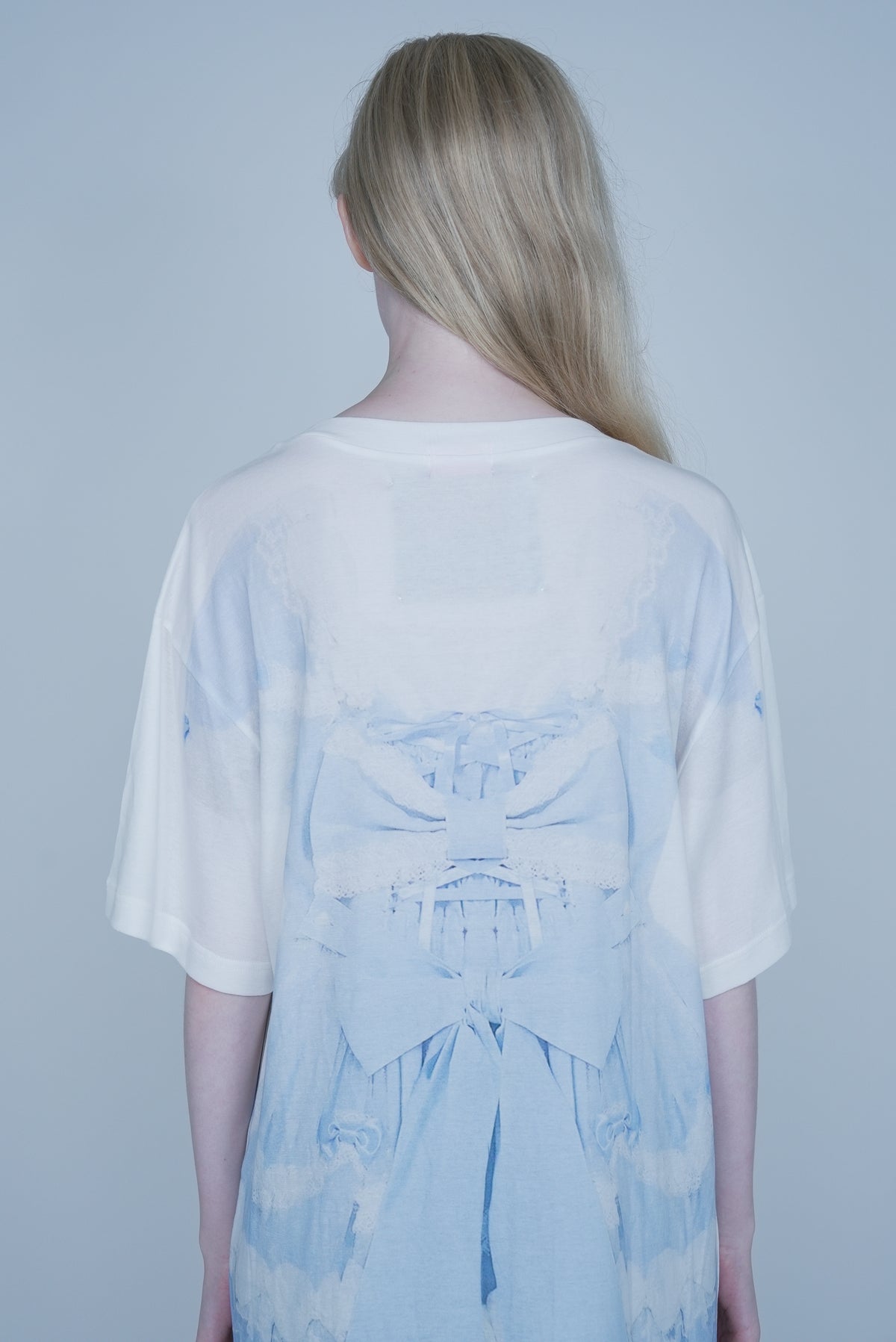 【SS27受注】Millefeuille Cream Dress Print / Baby Blue / JFAPSS27T01