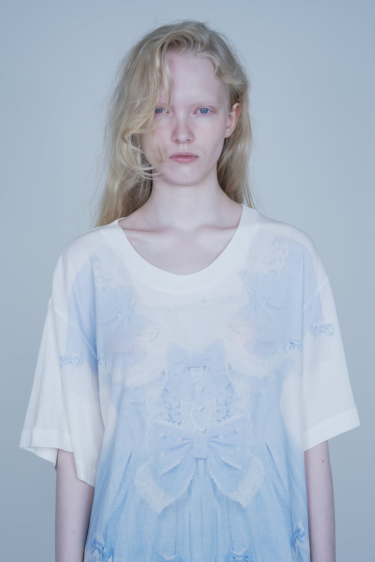 【SS27受注】Millefeuille Cream Dress Print / Baby Blue / JFAPSS27T01