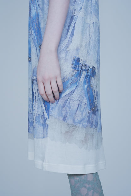 【SS27受注】Tanzanite Dress Print / Navy / JFAPSS27T01
