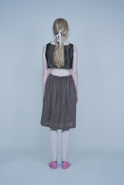 【SS27受注】Little Girl Skirt / Brown / JFSS27S02