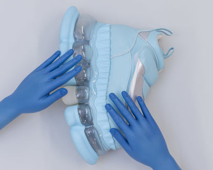 "Jewelry" Ark Puff High / Light Blue