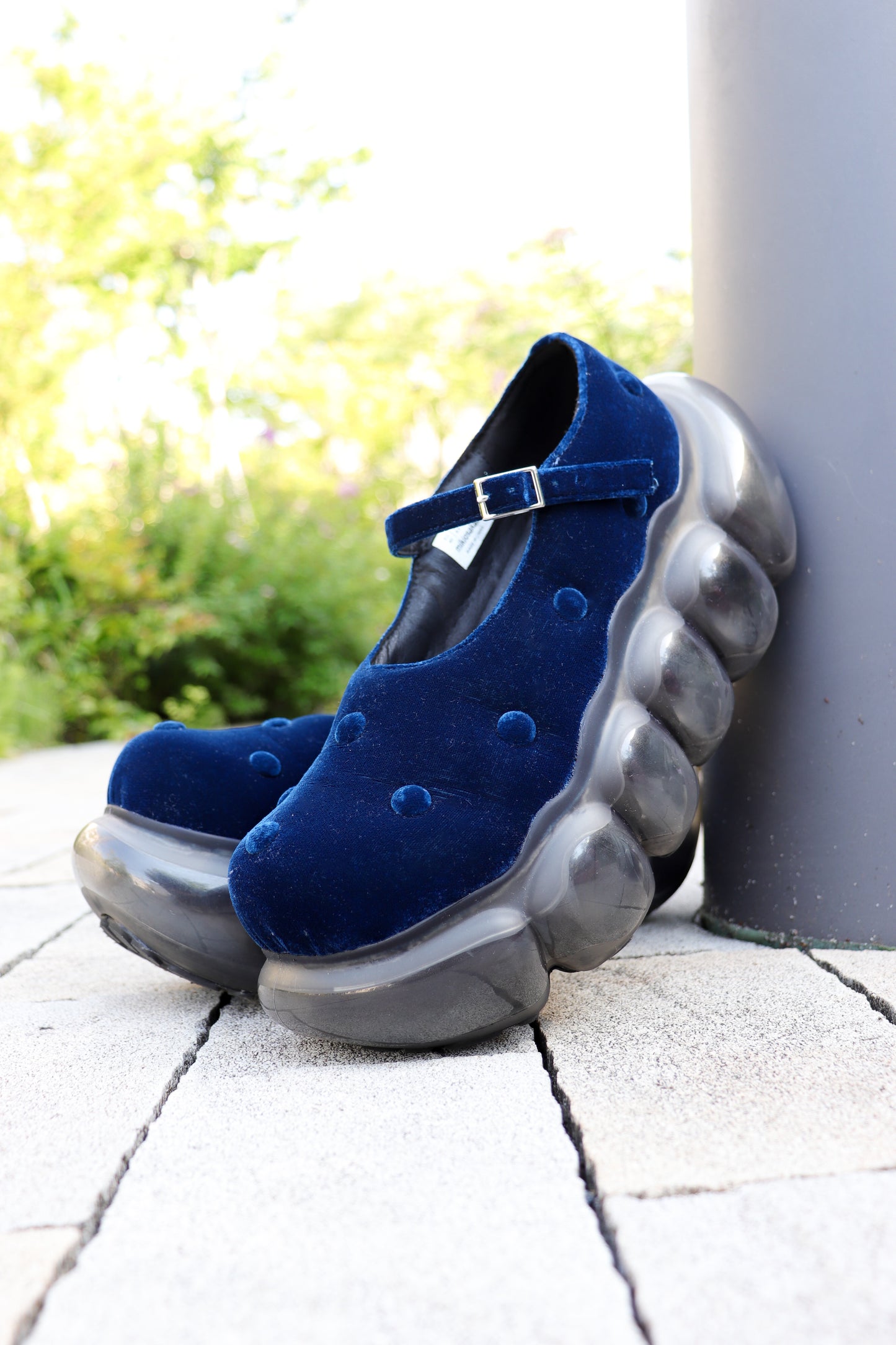 “珠宝”泡泡枕 / 蓝色