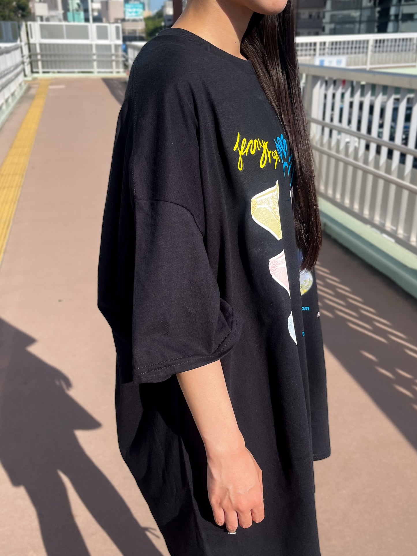 Nakano Ropeway x JennyFax Tshirt / Black