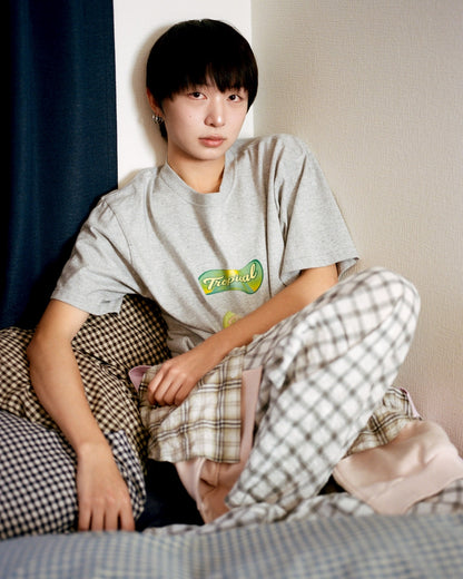 Layered Pants / White-Beige