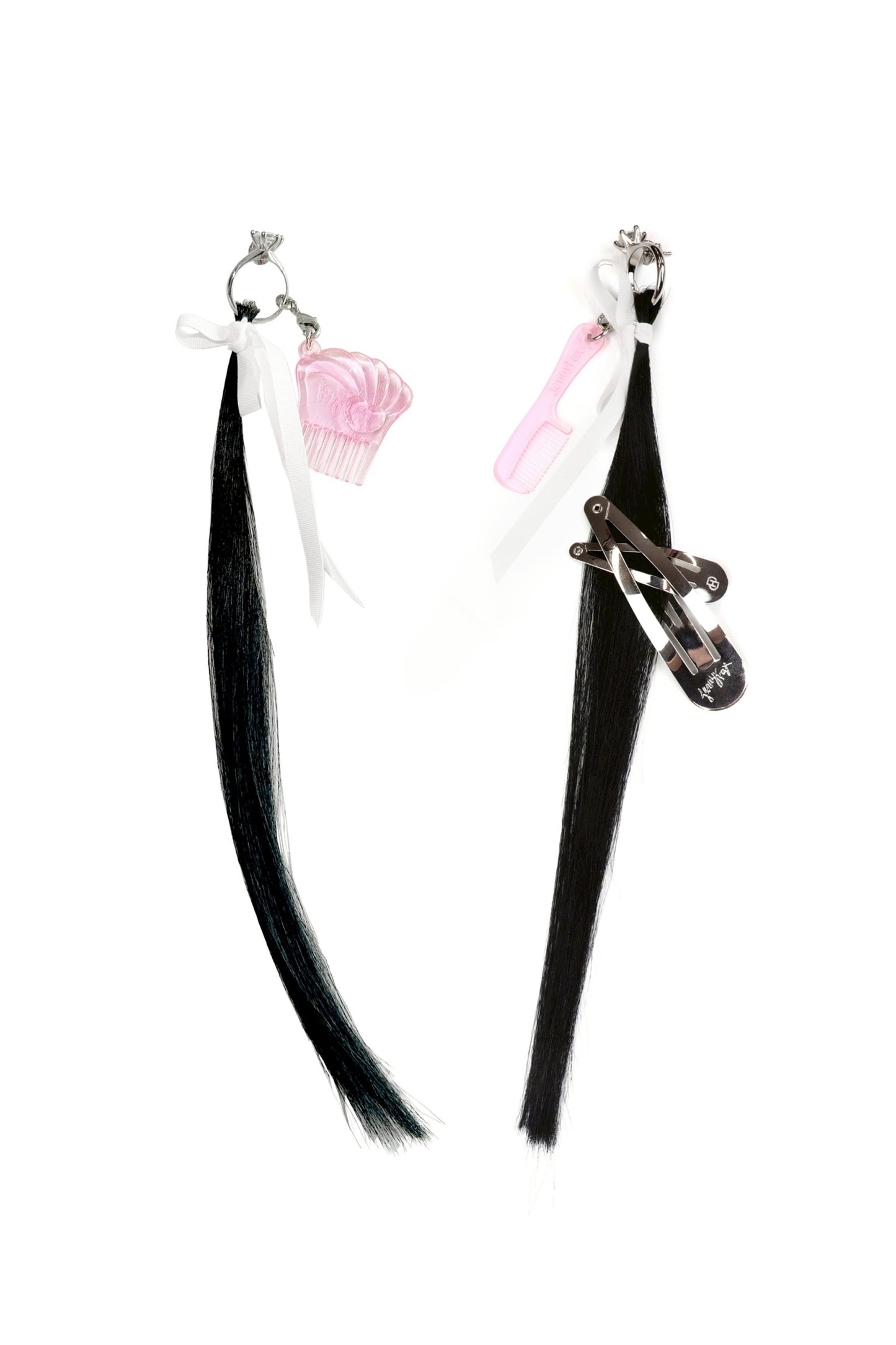 【SS26受注】Hairdo Earrings / Pink / D'heygere x JennyFax / JFSS26ACC02