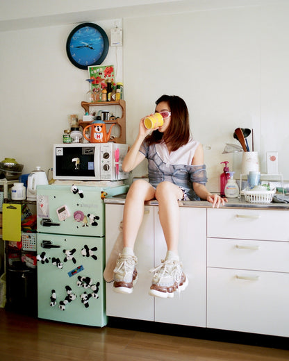 Nana's Sheer Dress / Blue