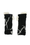 Hand Knit Arm Warmer / Black