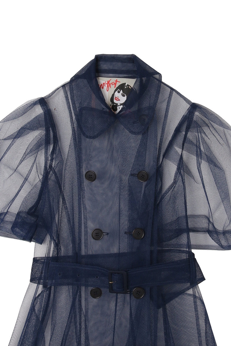 Little Tulle Trench / Navy