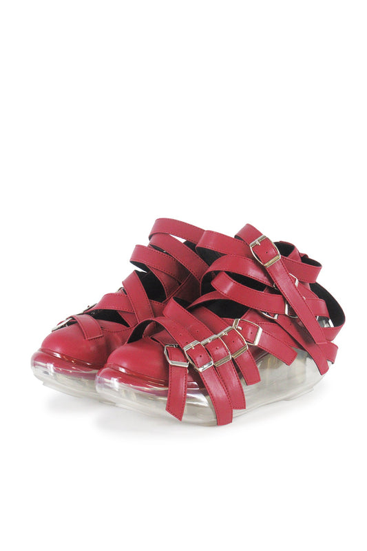 腰带太多 月亮/酒红