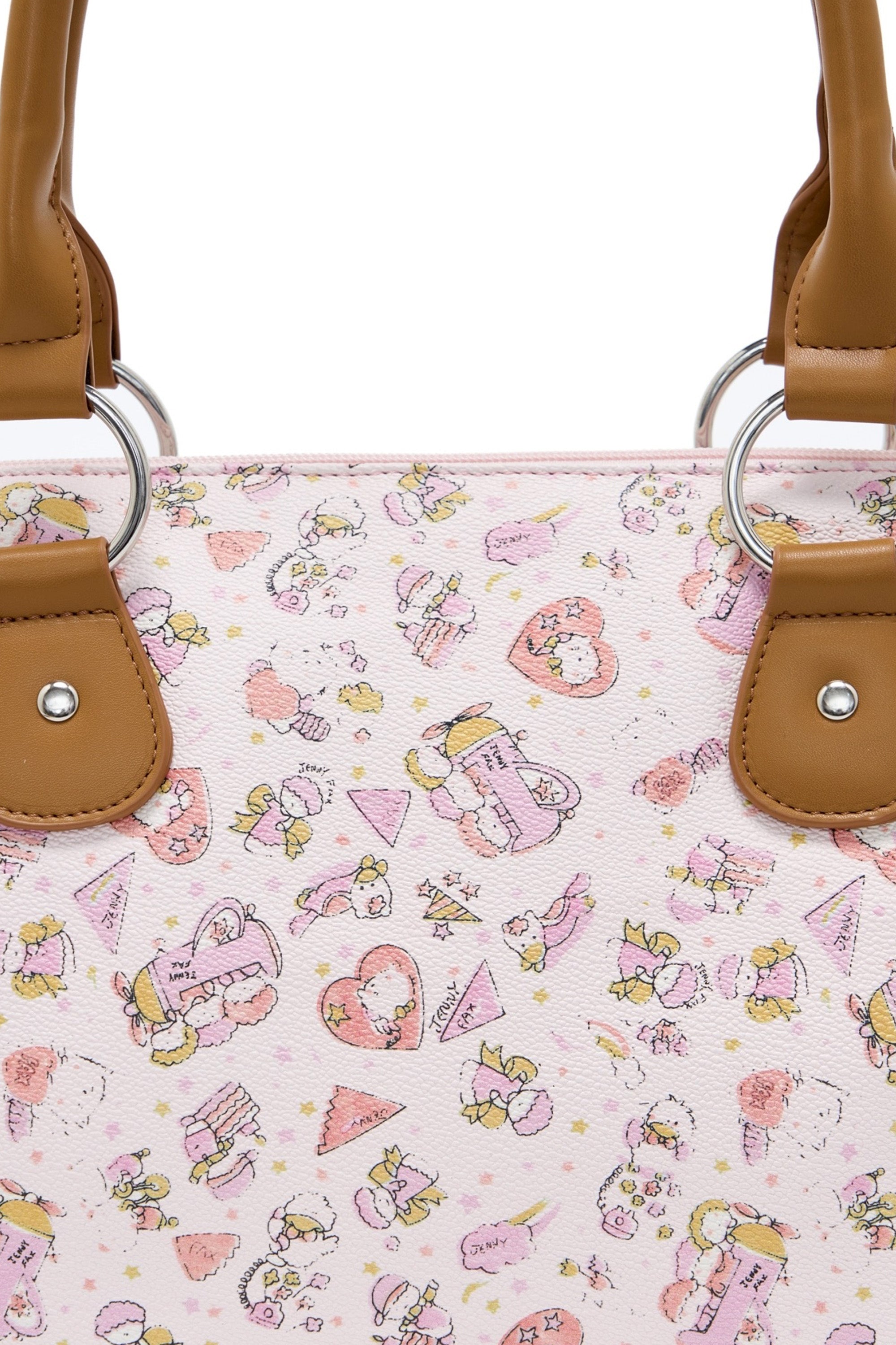 Carryall Bag / Pink Cartoon – MIKIOSAKABE & JennyFax（ミキオサカベ