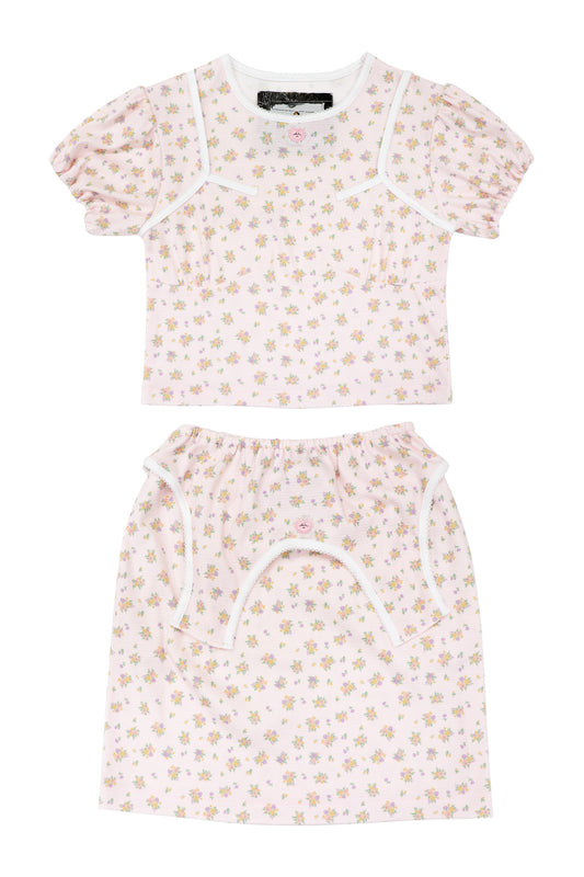 Sweet Heart Jersey Set-Up / Pink