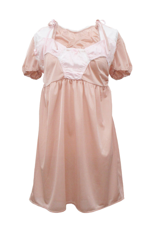 2 Colors Nickers Dress / Beige