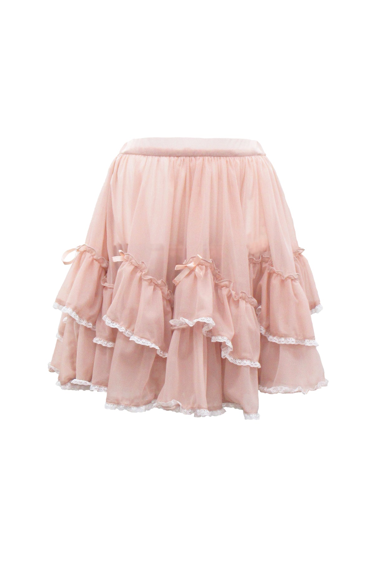 [25SS Pre-order] Lace Lolita Skirt / Pink / JFSS25S021