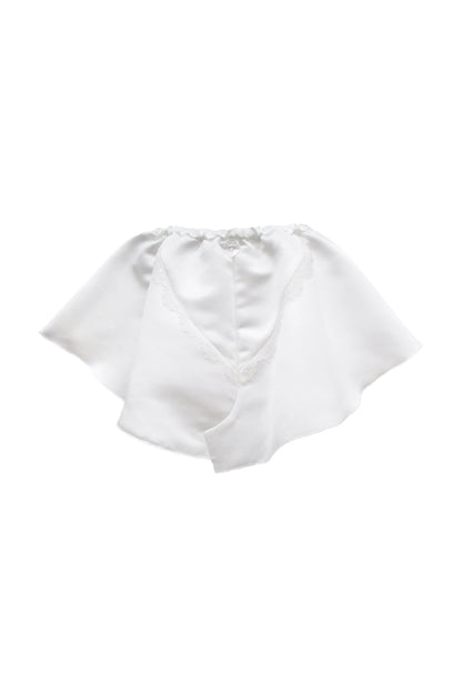 Satin Panty Skirt / White