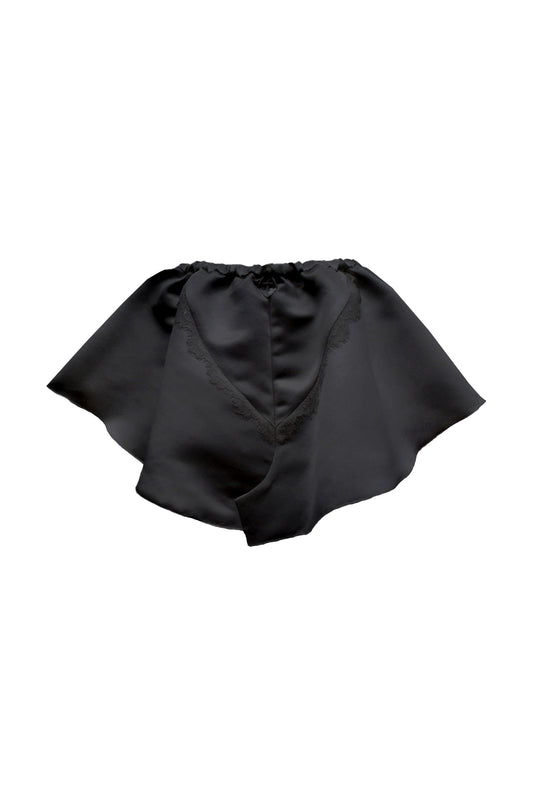 [25SS Order] Satin Panty Skirt / Black / JFSS25S03