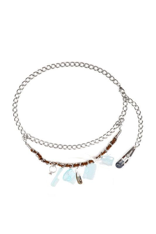 【SS26受注】Hairdo Belt / Blue / D'heygere x JennyFax / JFSS26ACC04